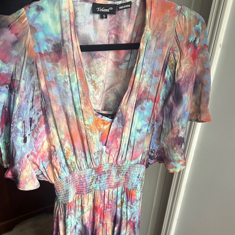 Tolani Vibrant Multicolor Maxi Dress - Picture 2 of 4